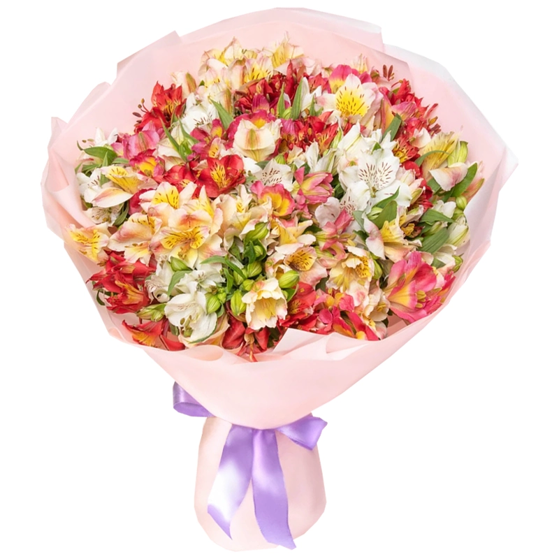 Букет из 35 альстромерий микс